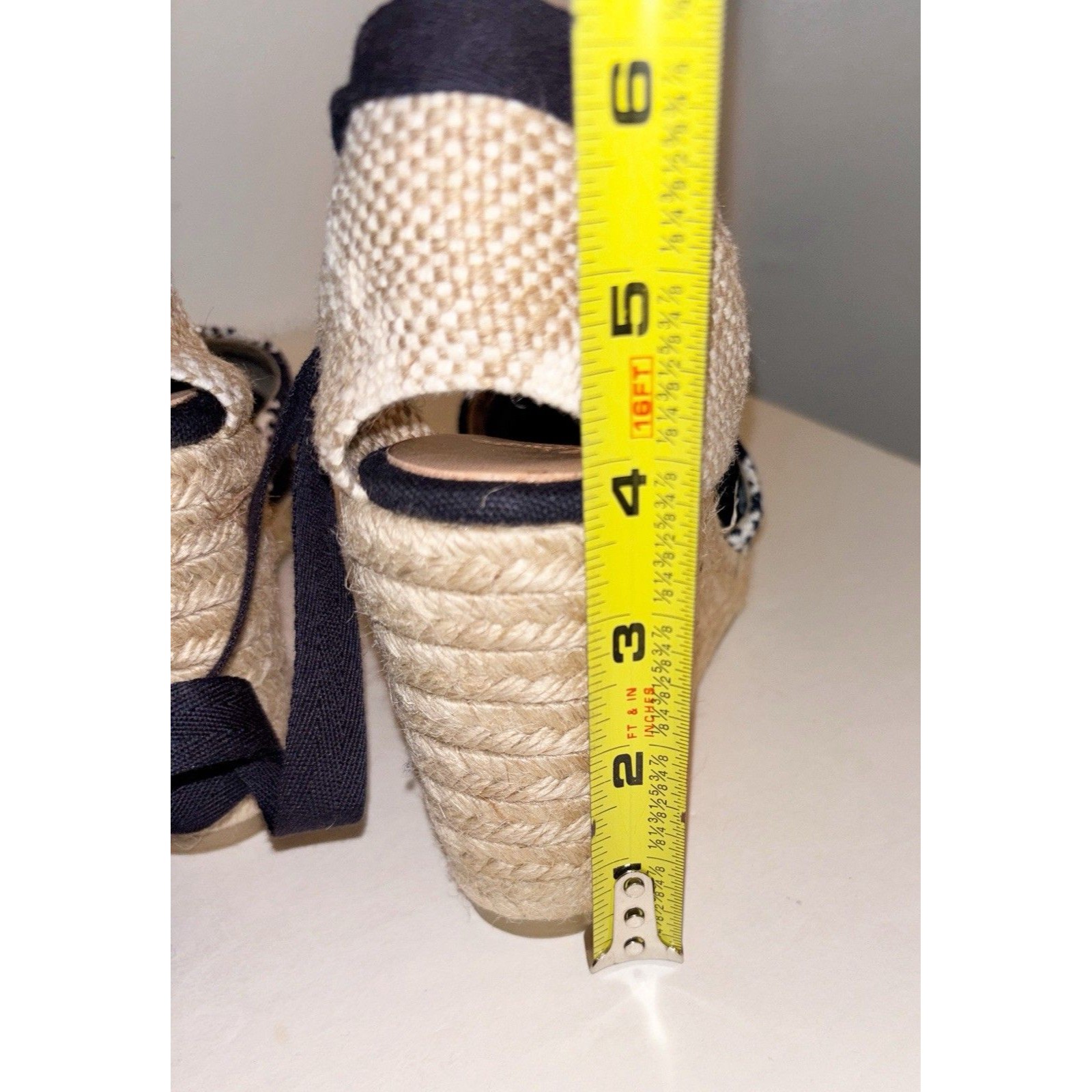 Castaner Blue And White Wedge Espadrilles Size 39 — image 7 of 7